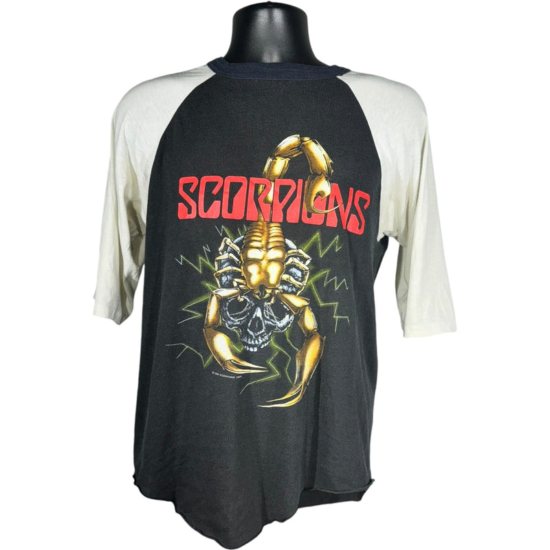 Vintage Scorpions Raglan Tour Tee 1988