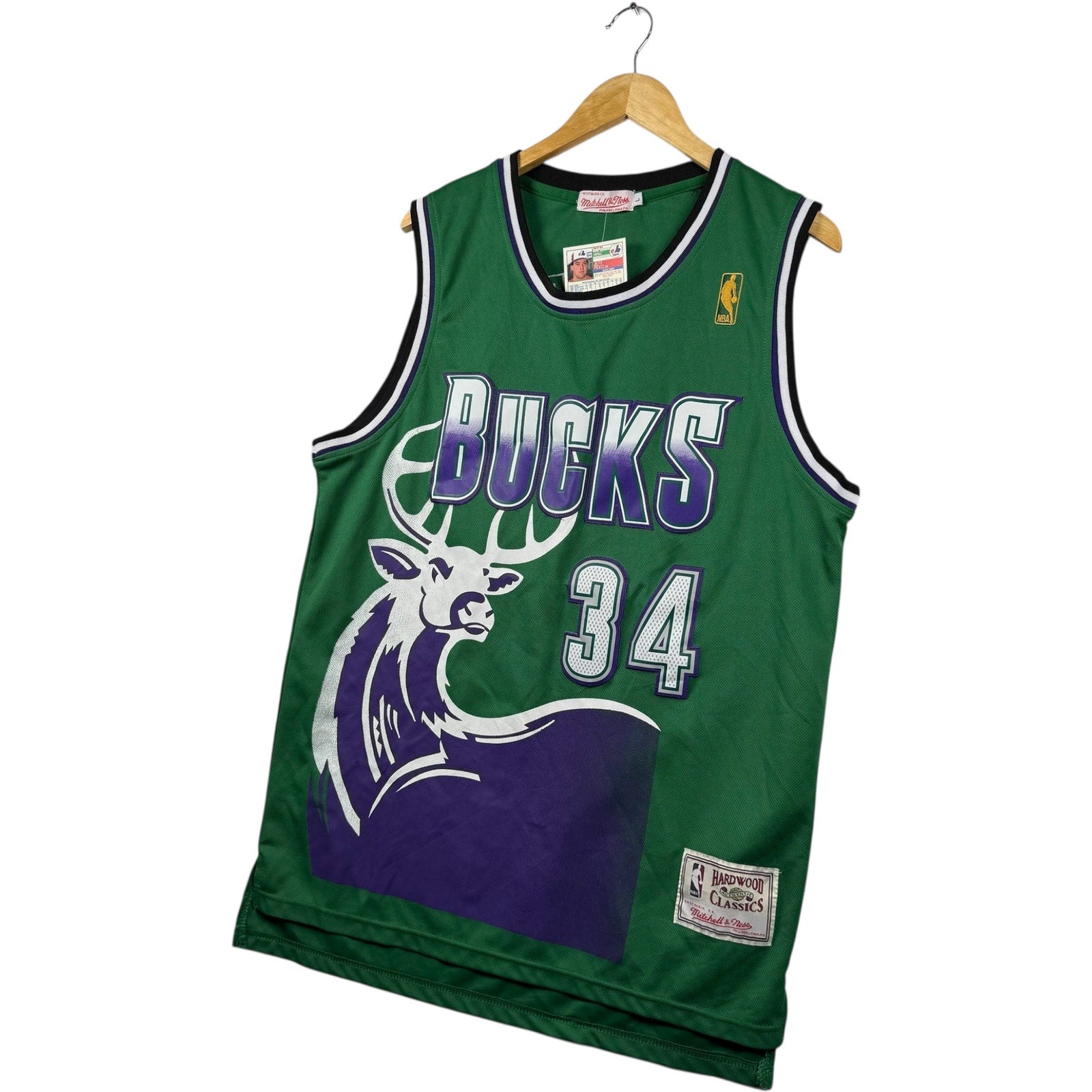 Vintage Milwaukee Bucks #34 Ray Allen NBA Jersey