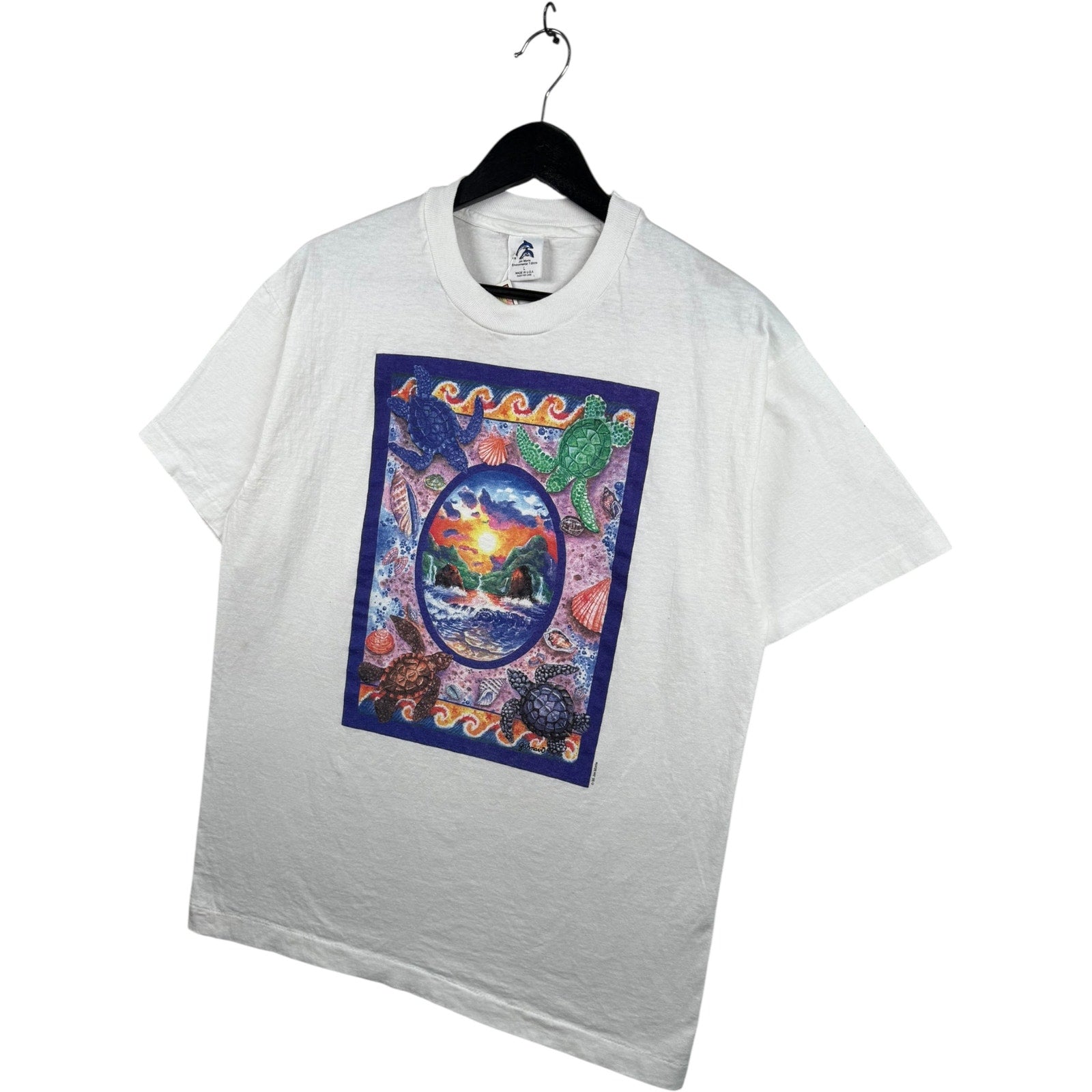 Vintage Ocean Sea Turtle Graphic T-Shirt