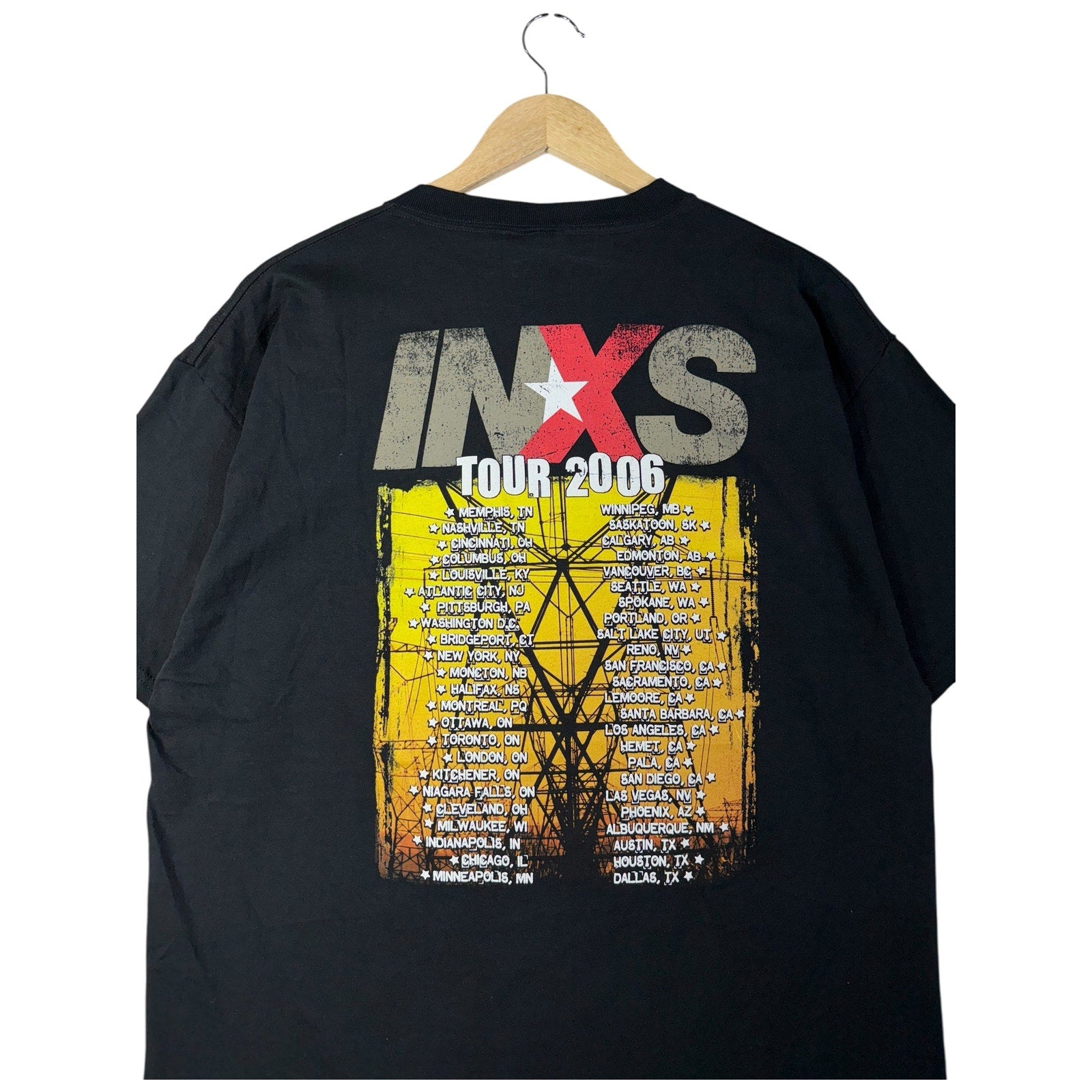 Vintage INXS Rock Band Tour 2006 T-Shirt