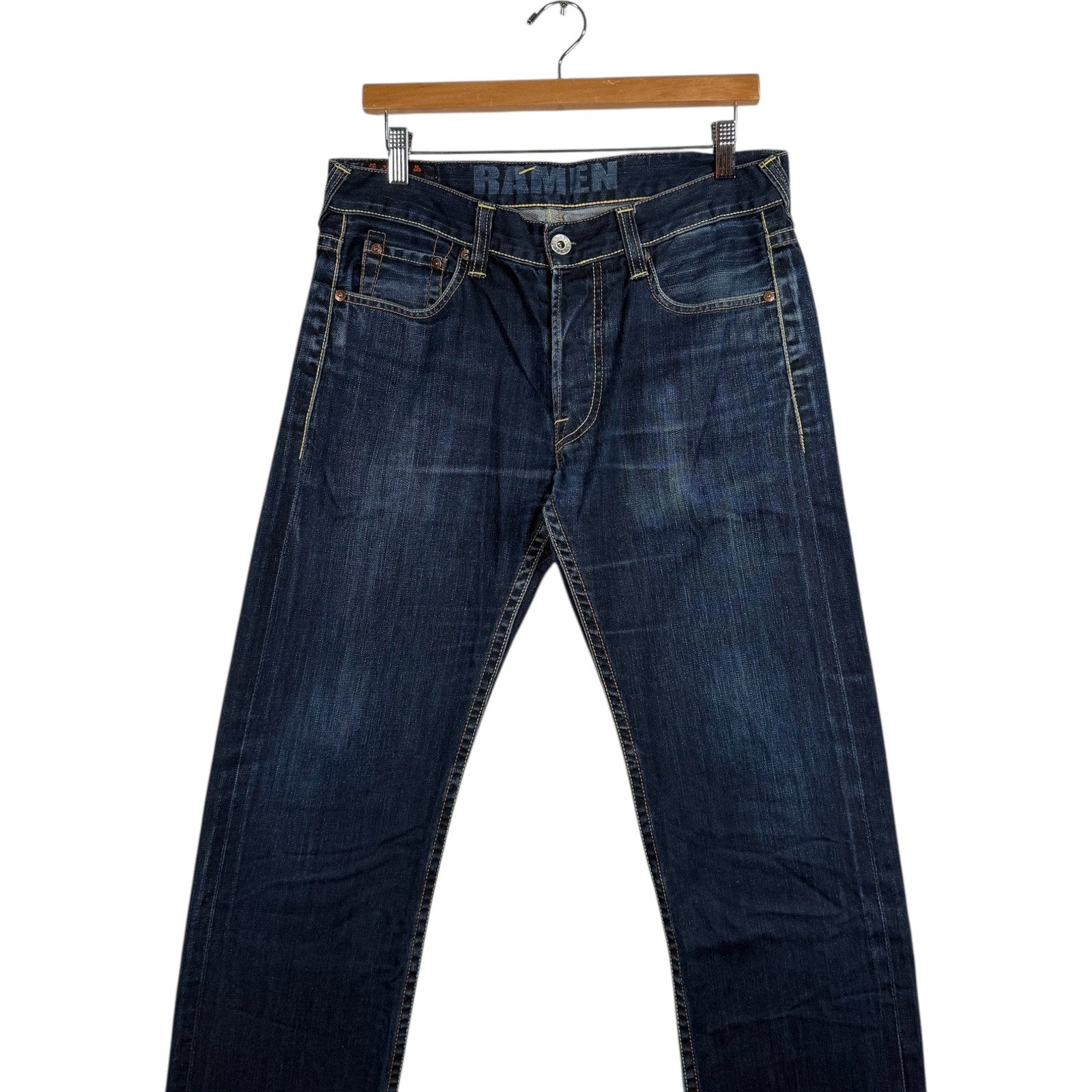 Vintage Evisu Straight Leg Denim Jeans 33x33