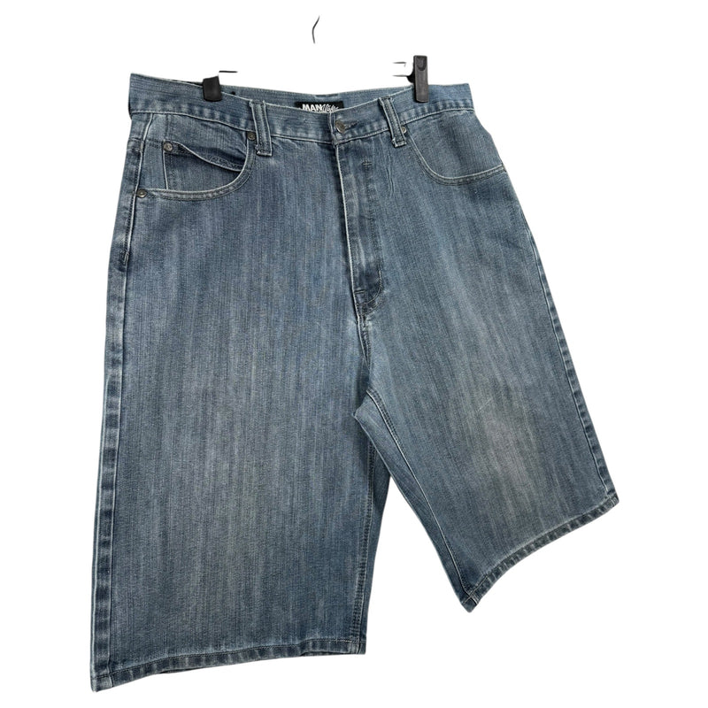 Vintage Man Alive Bermuda Denim Shorts 36