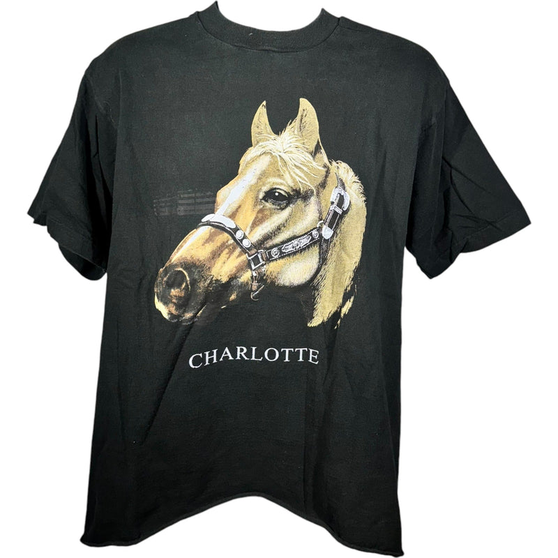 Vintage Charlotte Horse Portrait Tee