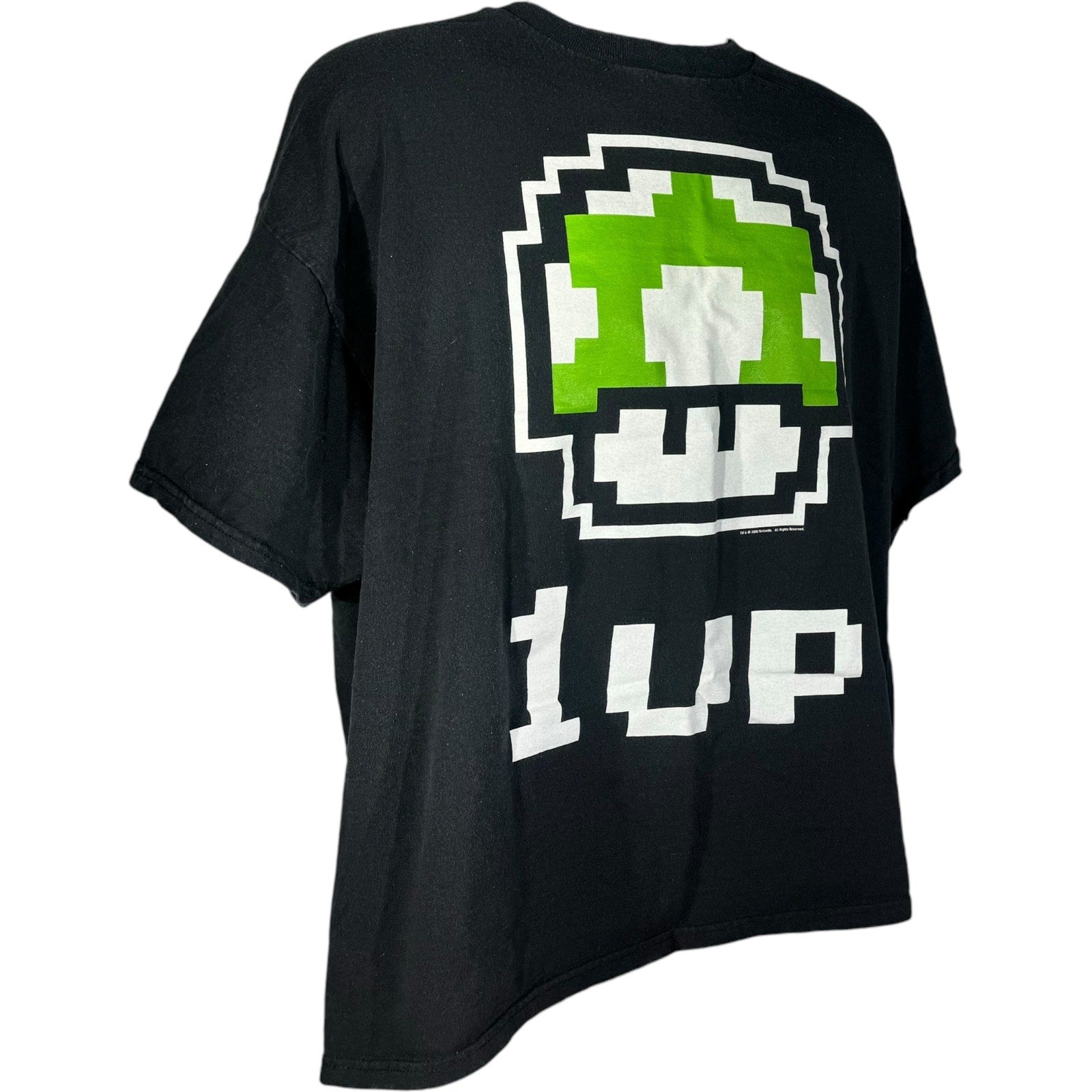 Nintendo Super Mario 1 Up Mushroom Video Game Tee