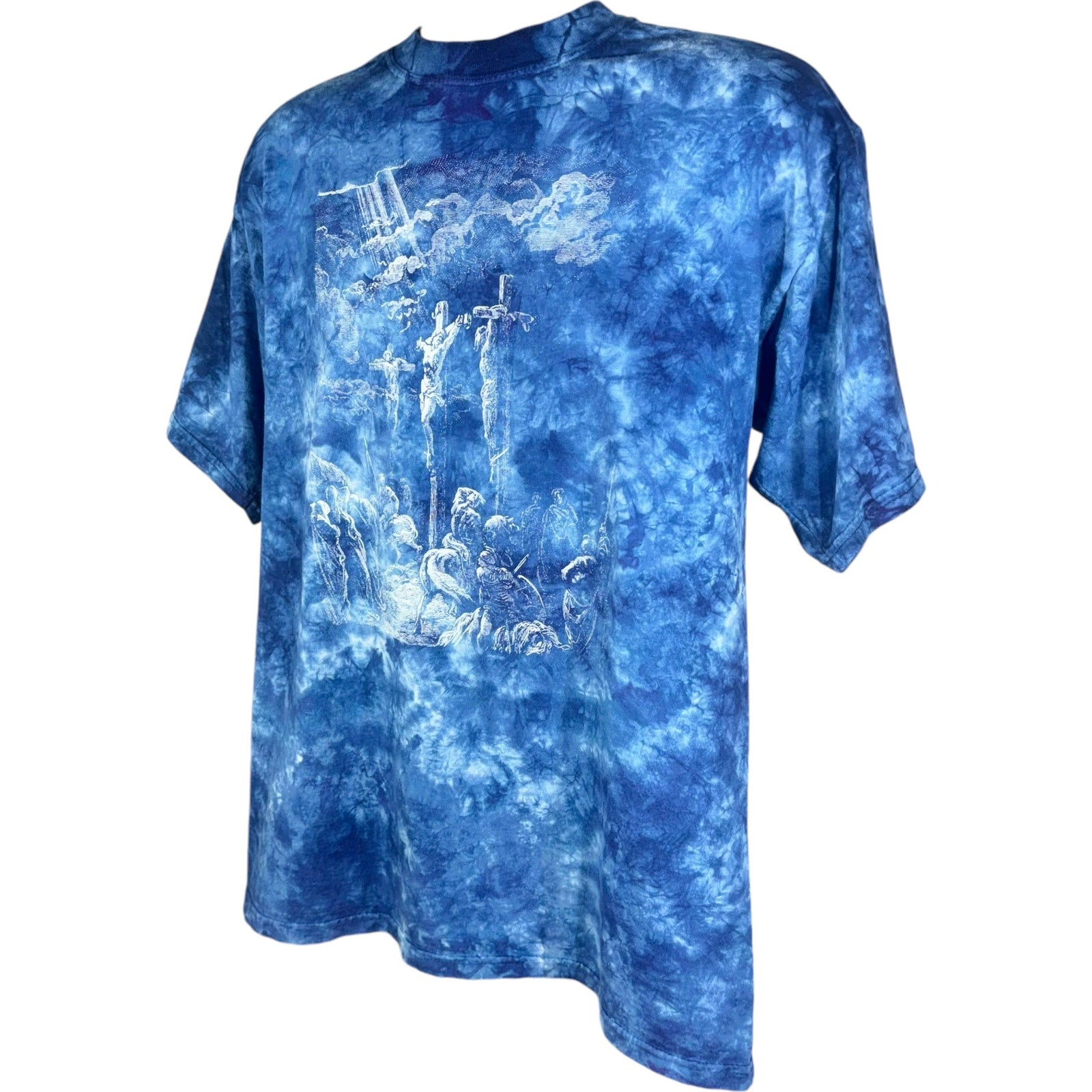 Vintage Gustav Doré Tye Dye Jesus Tee