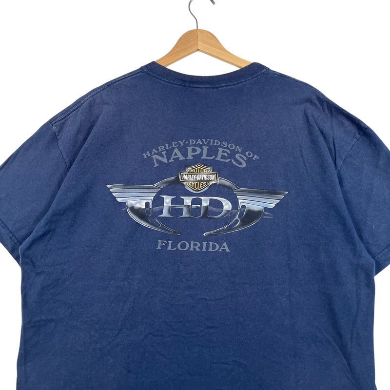 Vintage Harley Davidson Of Naples Florida Tee