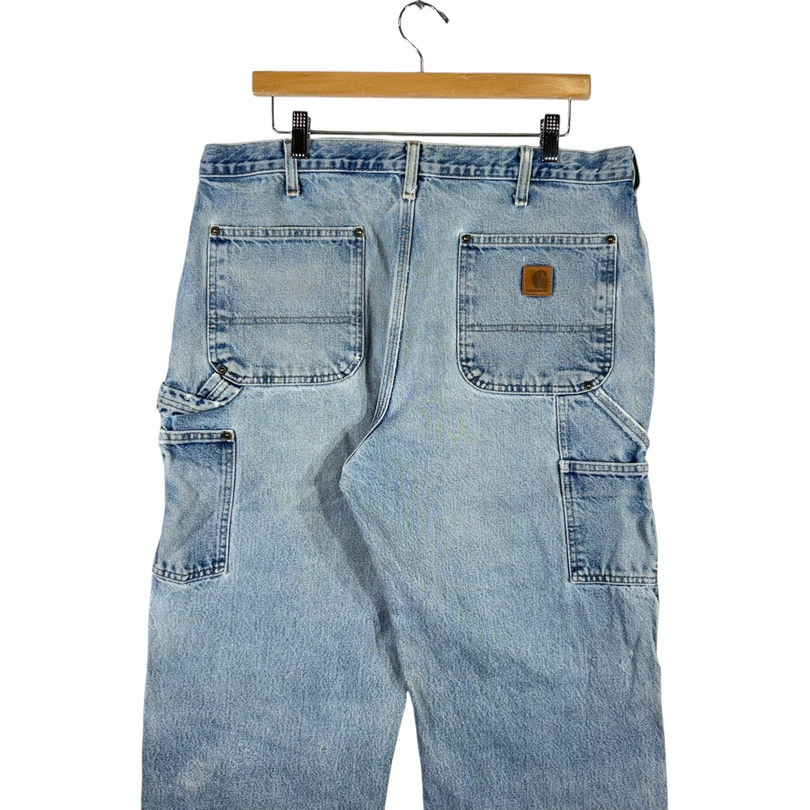 Vintage Carhartt Double Knee Carpenter Denim Pants 36x32