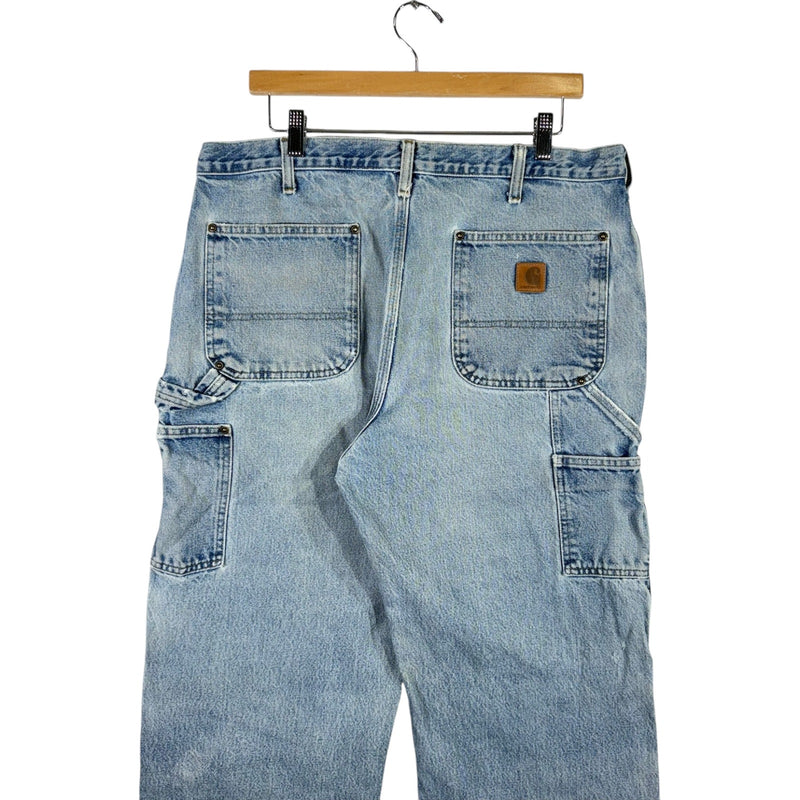 Vintage Carhartt Double Knee Carpenter Denim Pants 36x32