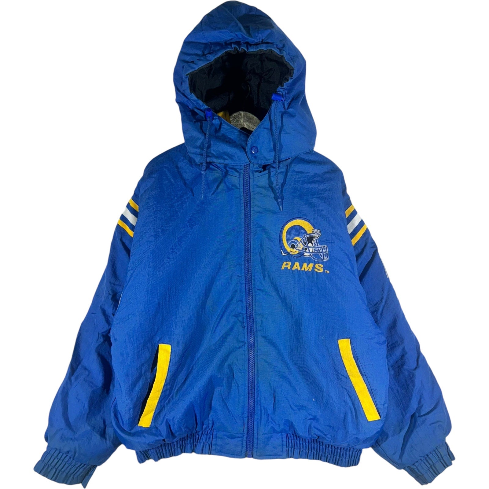 Vintage Pro Player St. Louis Rams Reversible Puffer Jacket