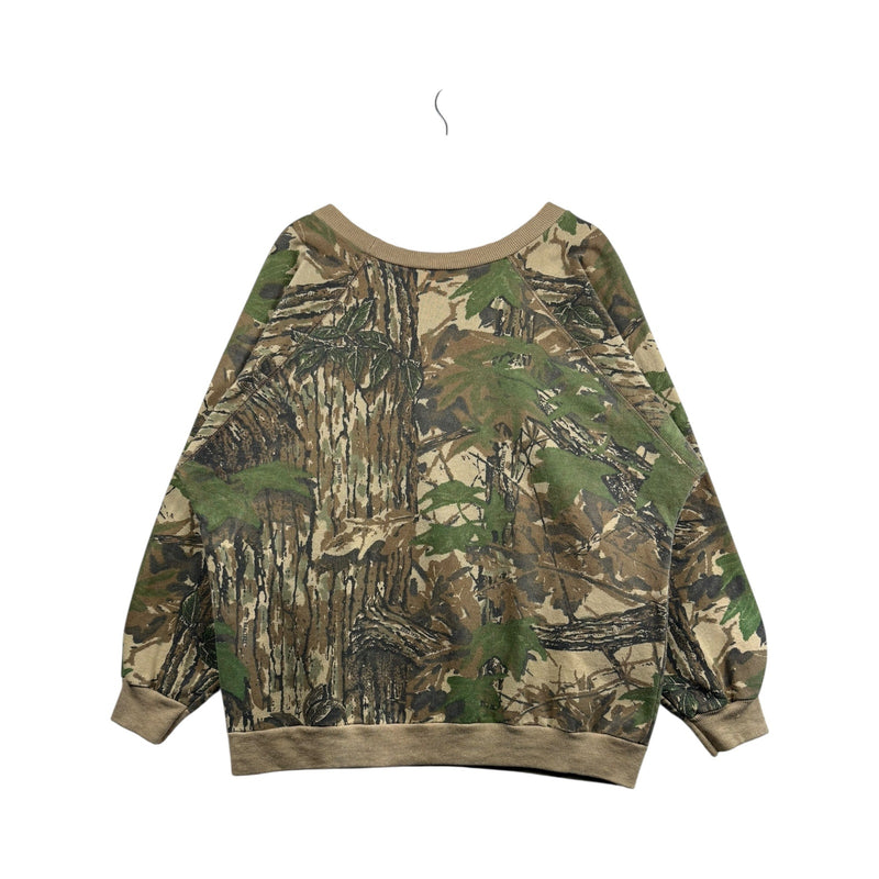Vintage Liberty Real Tree Camouflage AOP Crewneck