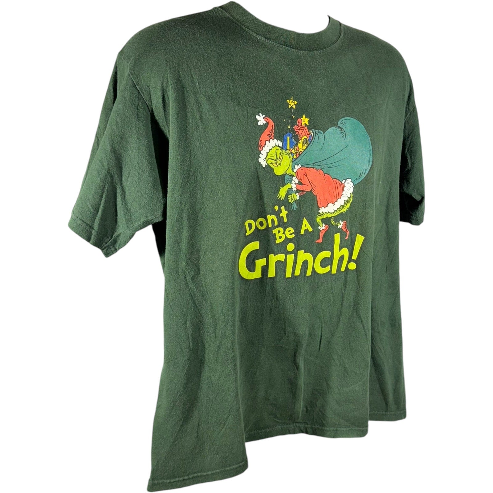 Vintage Dr. Seuss Don't Be A Grinch Christmas Tee