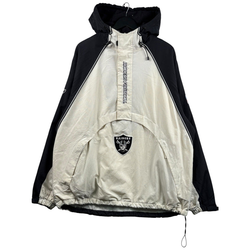 Vintage MLB Reebok Oakland Raiders Football Windbreaker