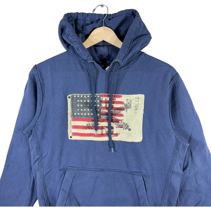 Vintage Polo Ralph Lauren American Flag Hoodie