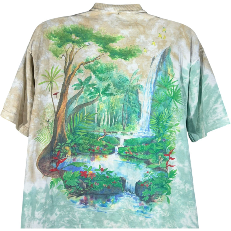 Vintage Rain Forest Tie Dye Tee