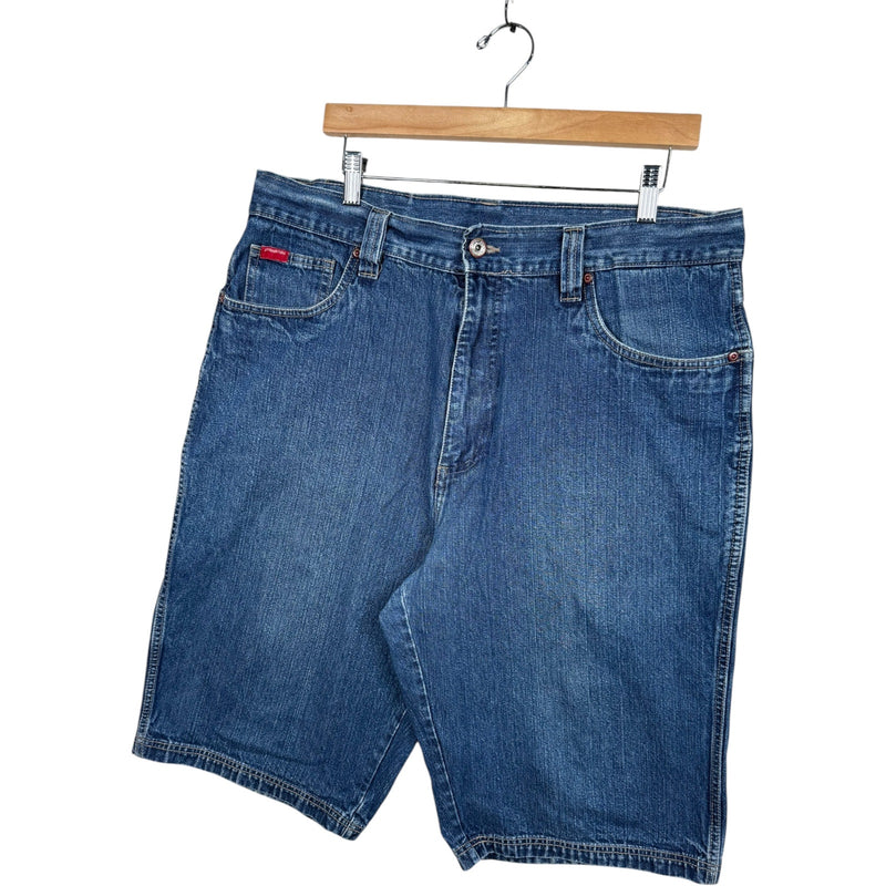 Vintage Fubu Straight Bermuda Jean Denim Shorts 38