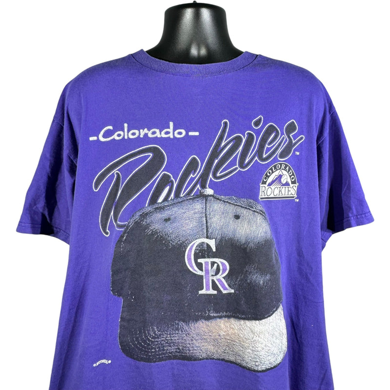 Vintage Colorado Rockies Big Helmet Tee