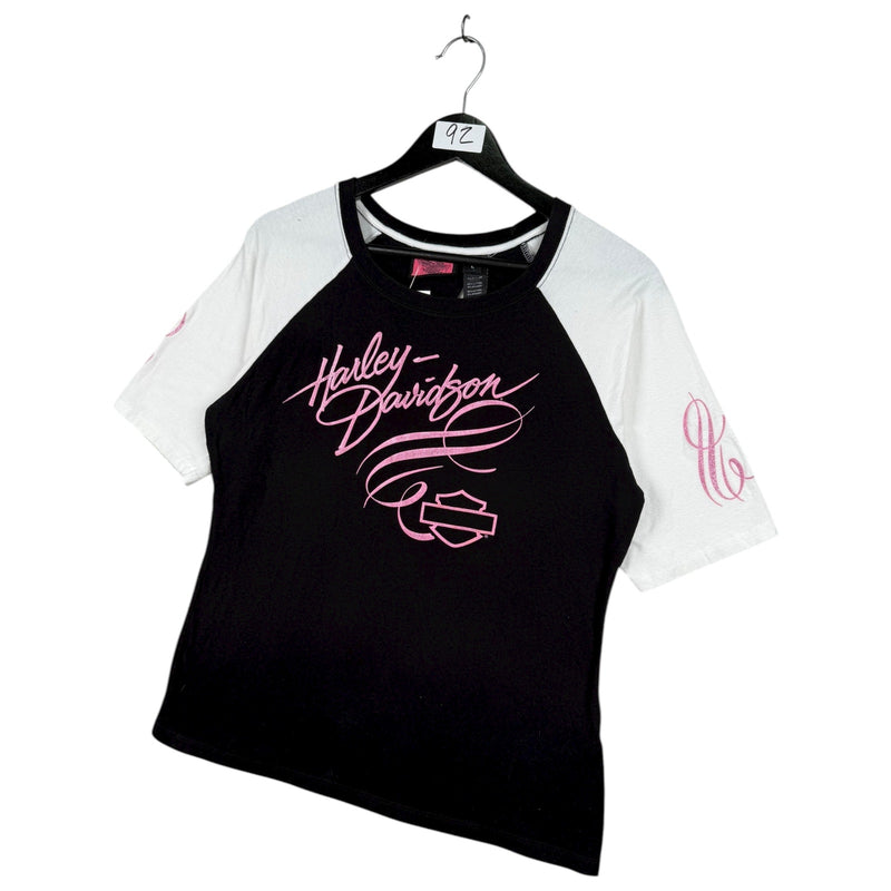 Vintage Harley Davidson Glittered T-Shirt