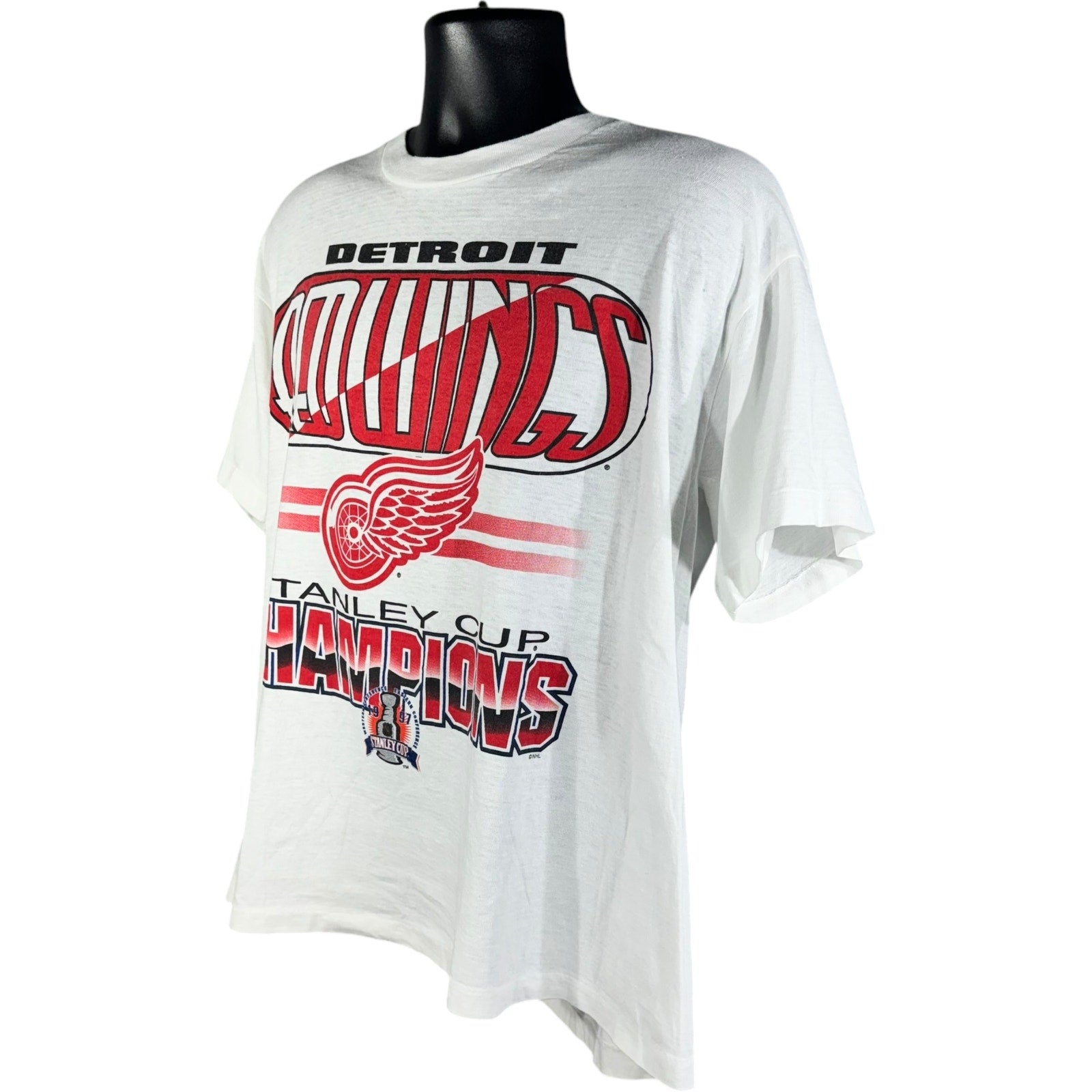 Vintage Detroit Red Wings Stanley Cup Champions NHL Tee