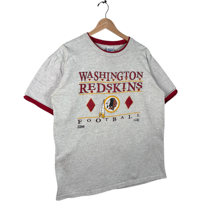 Vintage Salem Washington Redskins Chest Spellout Logo NFL Tee