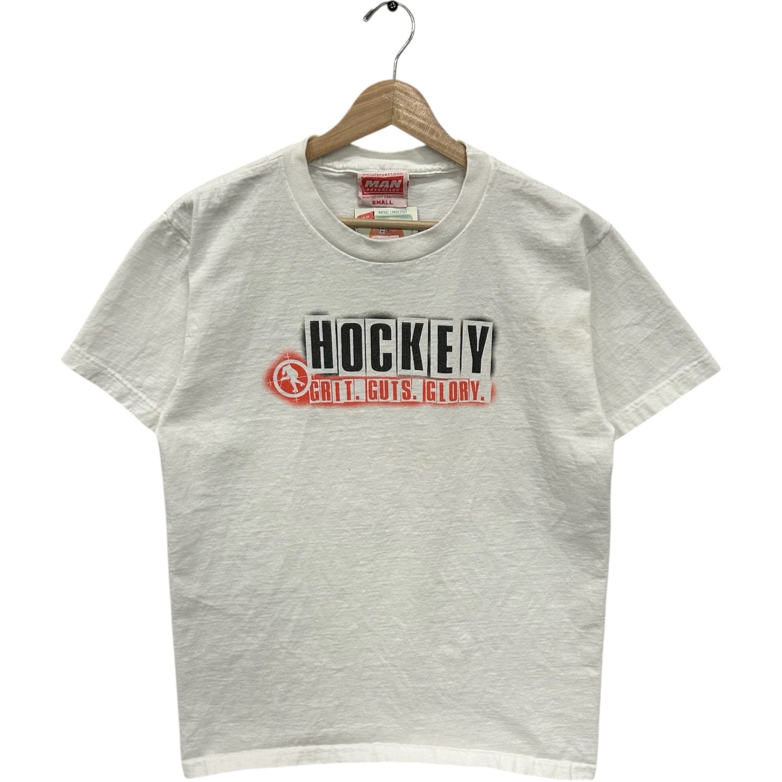 Vintage Hockey Girt, Guts and Glory Double Sided Sport Tee