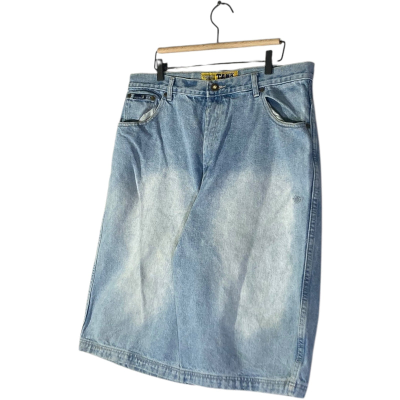 Vintage Tank Jeans Utility Denim Shorts 32x12