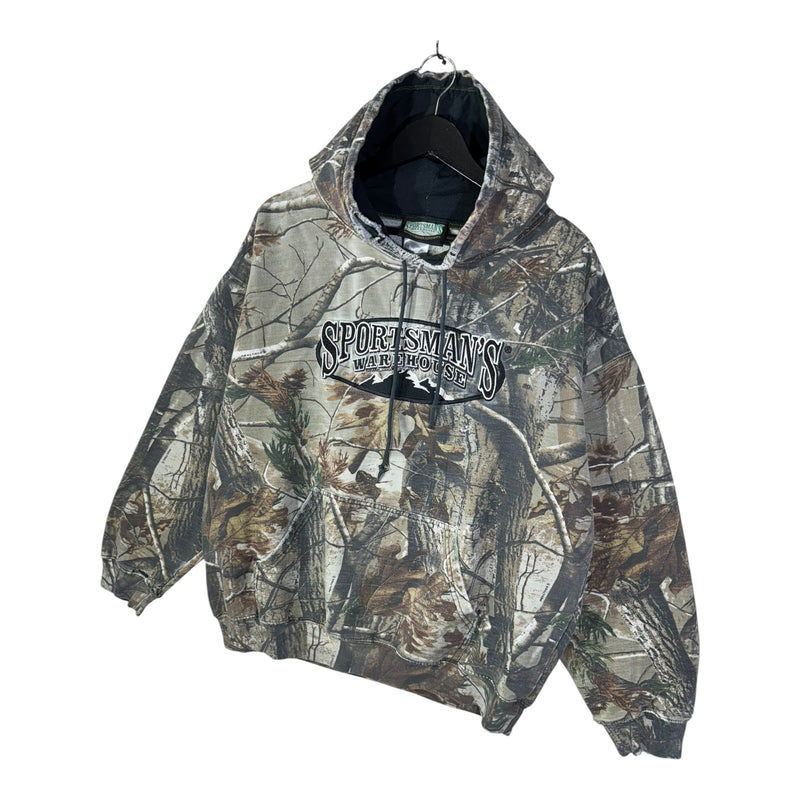 Vintage Sportsman’s Warehouse Camo Pullover Hoodie