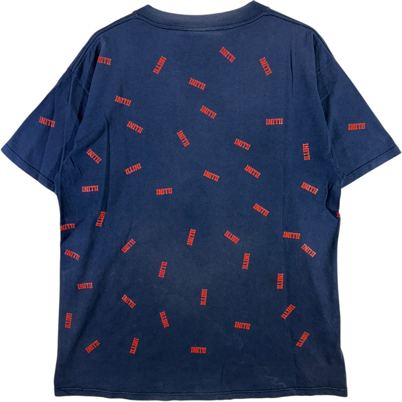 Vintage University Of Illinois Fighting Illini AOP Tee