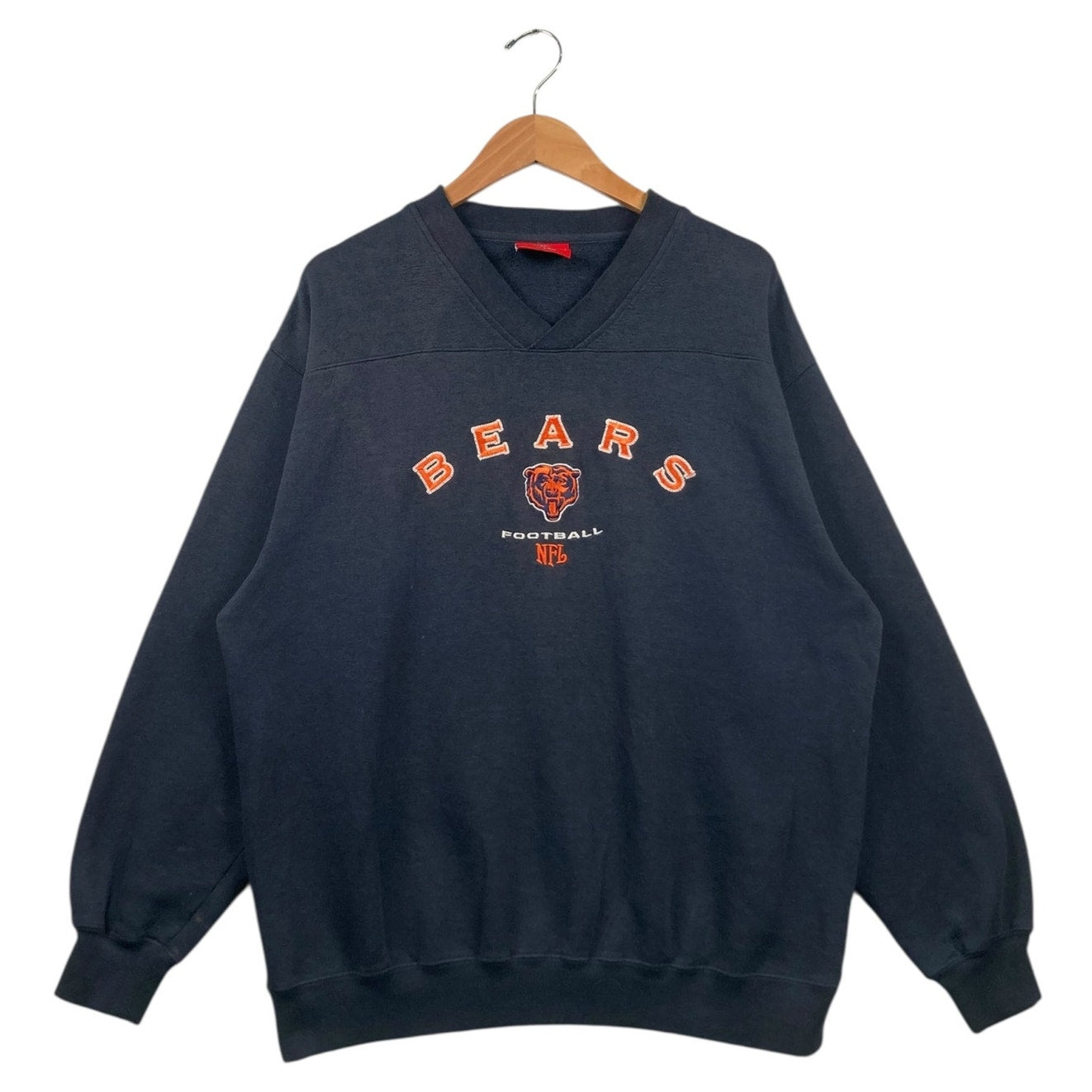 Vintage Chicago Bears NFL V-Neck Sweatshirt