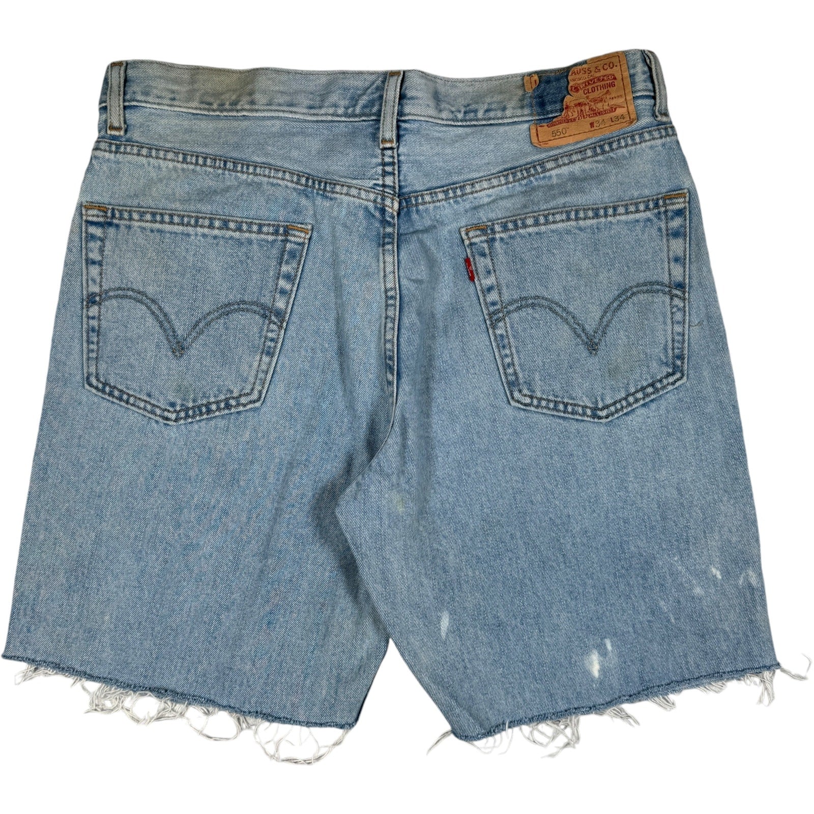 Vintage Levi's 550 Cut Off Denim Shorts 34