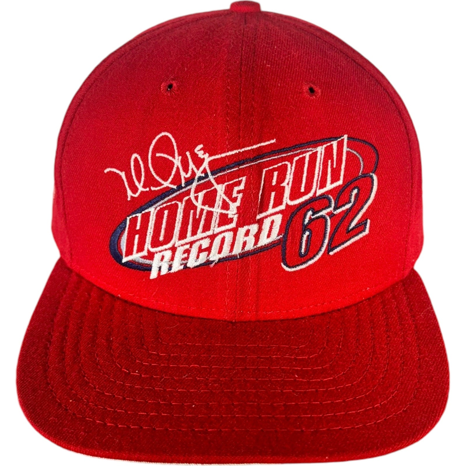 Vintage Mark McGwire Home Run Record Snapback Hat