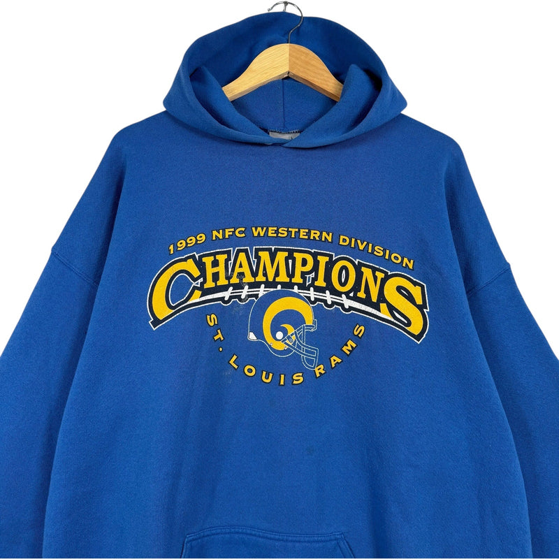 Vintage  St. Louis Rams NFC Champions Hoodie 1999