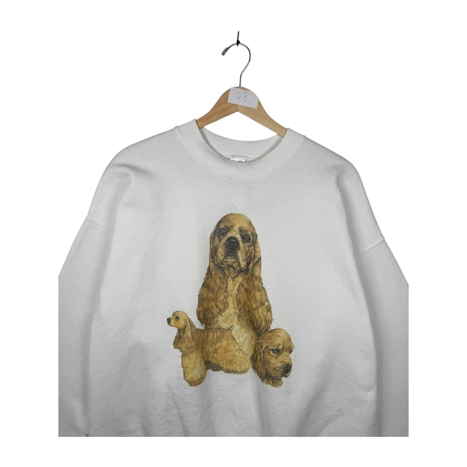 Vintage Cocker Spaniel Dog Crewneck