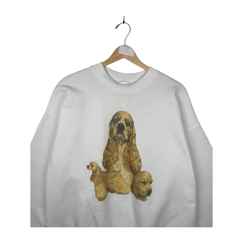 Vintage Cocker Spaniel Dog Crewneck