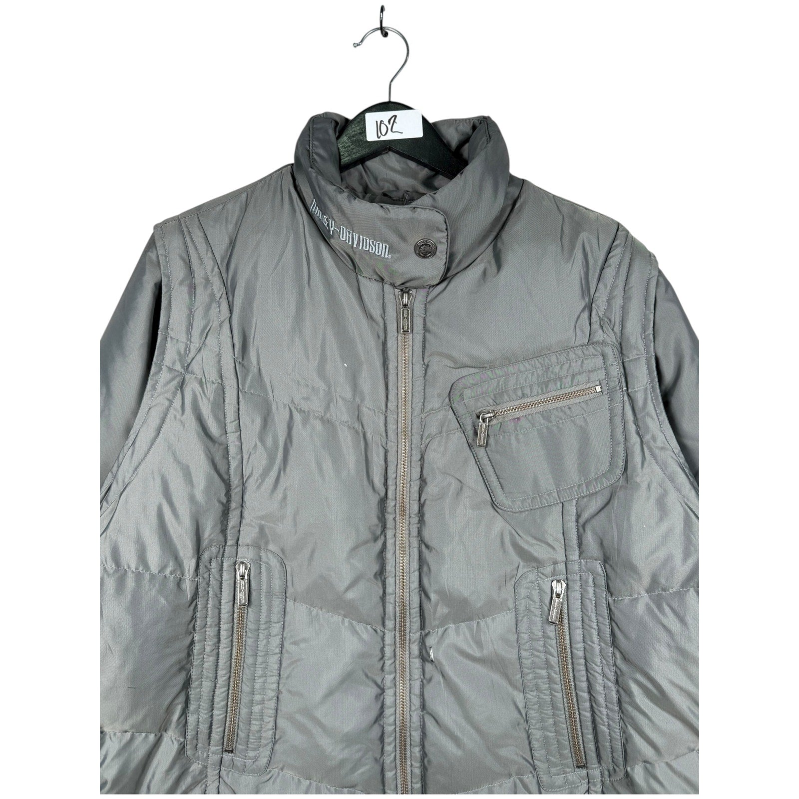 Vintage Harley Davidson Puffer Jacket