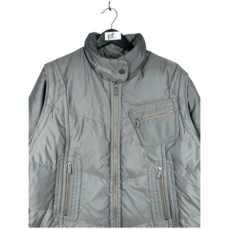 Vintage Harley Davidson Puffer Jacket