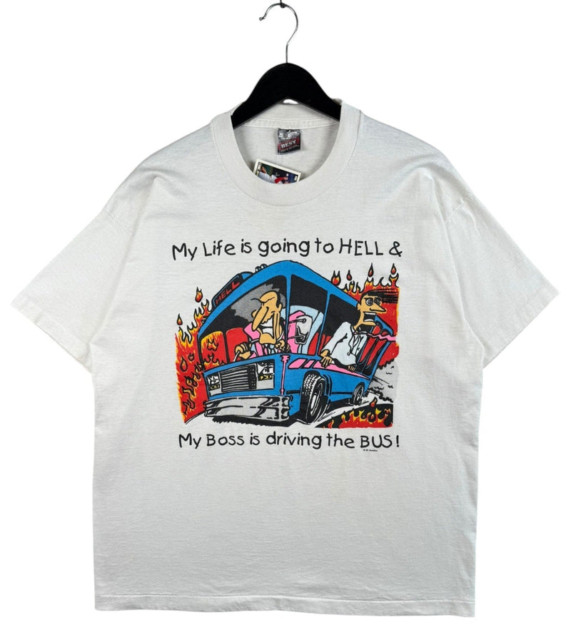 Vintage Graphic Tee My Life Is Going To Hell T-Shirt