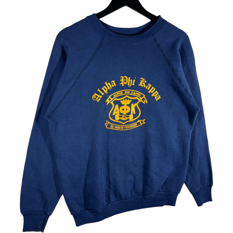 Vintage  Alpha Phi Kappa Fraternity Crewneck