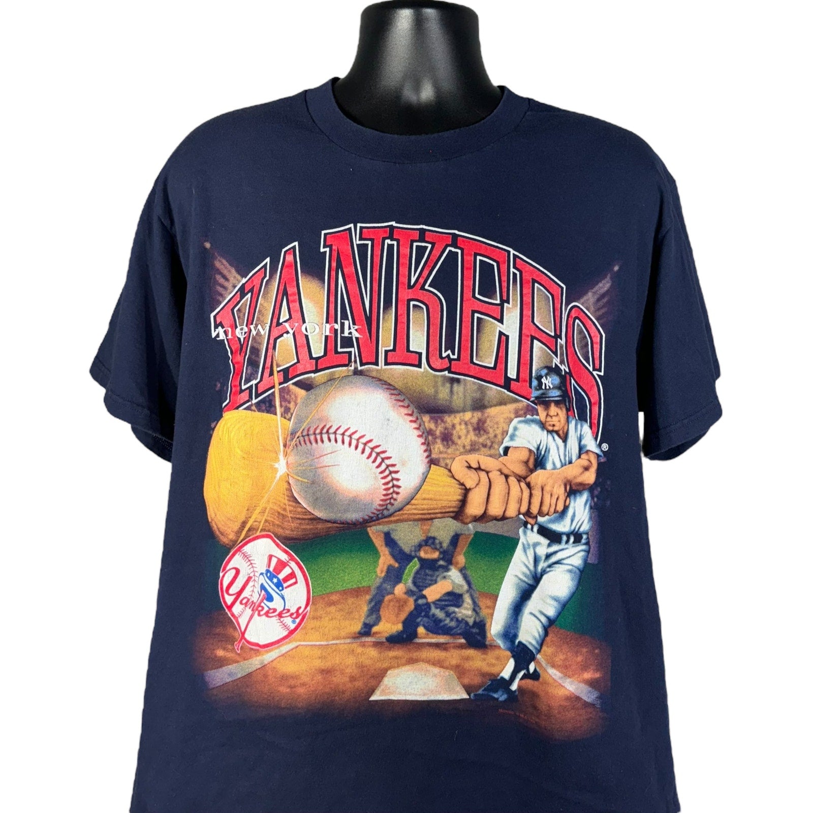 Vintage New York Yankees Caricature Home Run Tee 90s