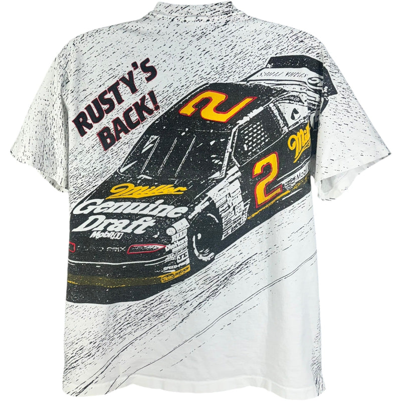 Vintage NASCAR "Rusty's Back!" Racing AOP Tee