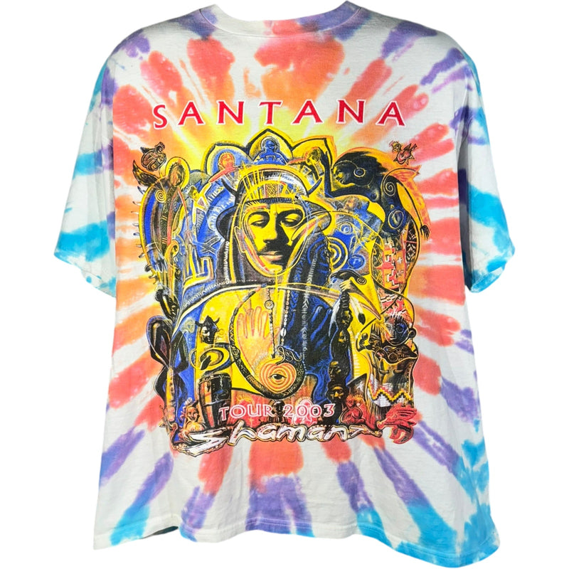 Vintage Santana Tie Dye Tour Tee 2003