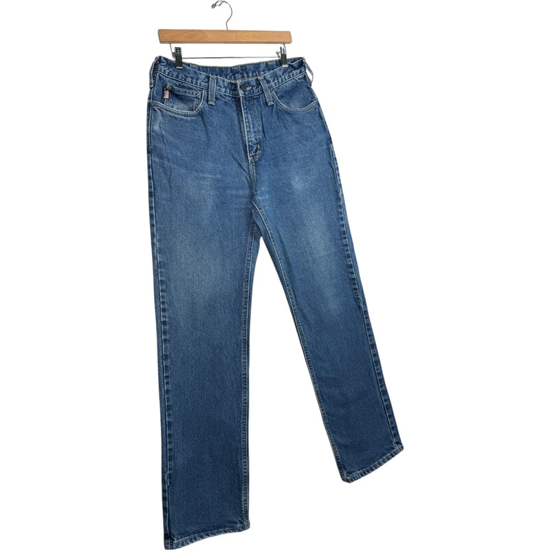 Vintage Carhartt Relaxed Fit Straight Leg Denim Jeans 33x34