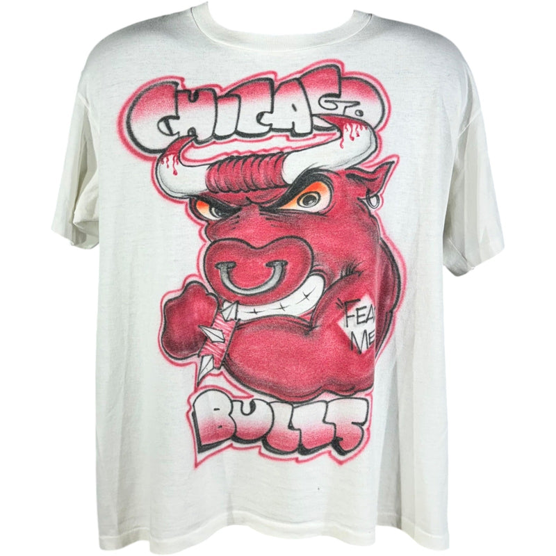 Vintage Chicago Bulls "Fear Me!" Air Brushed Tee