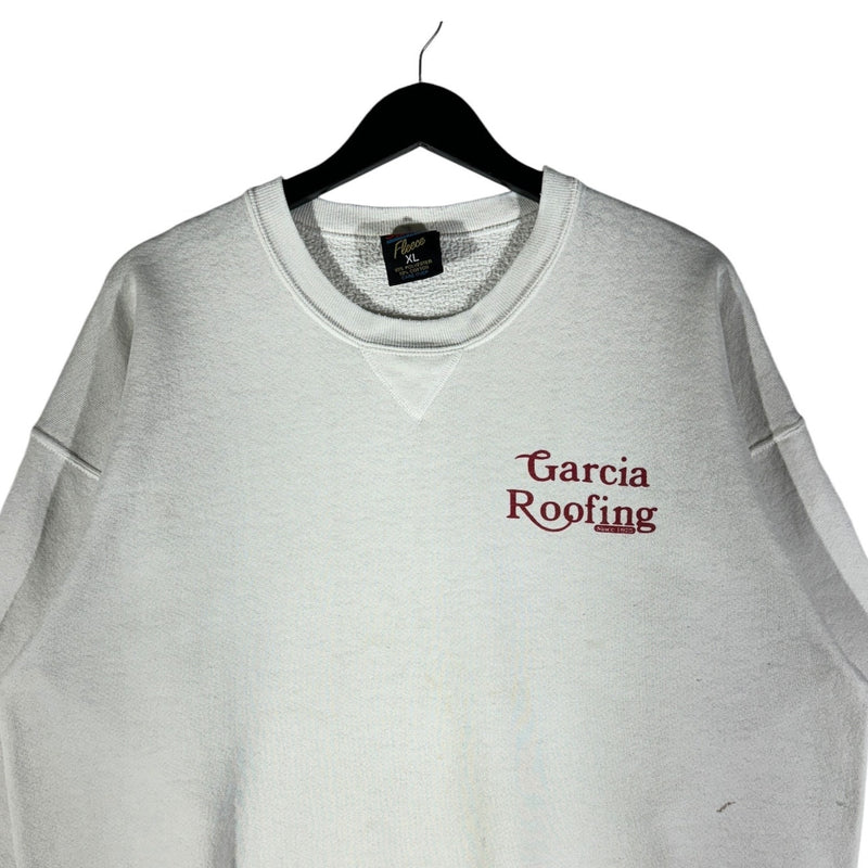 Vintage Garcia Roofing "World Tour" Crewneck 90s