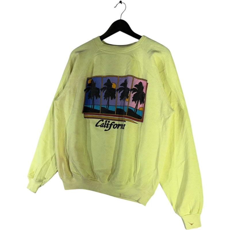 Vintage California Palm Tree Sunset Crewneck