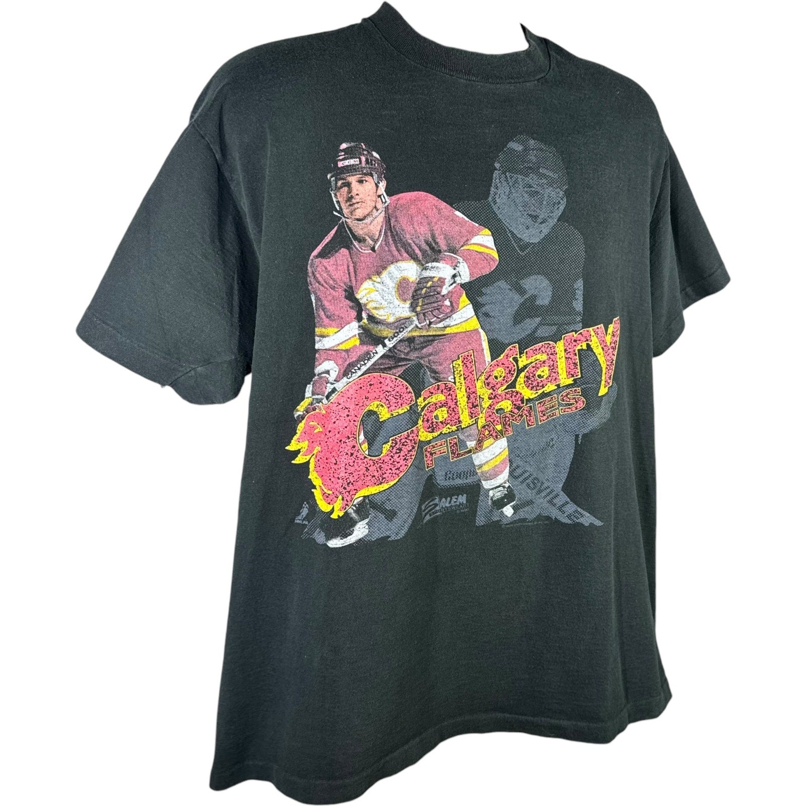 Vintage Calgary Flames Player Tee 90s