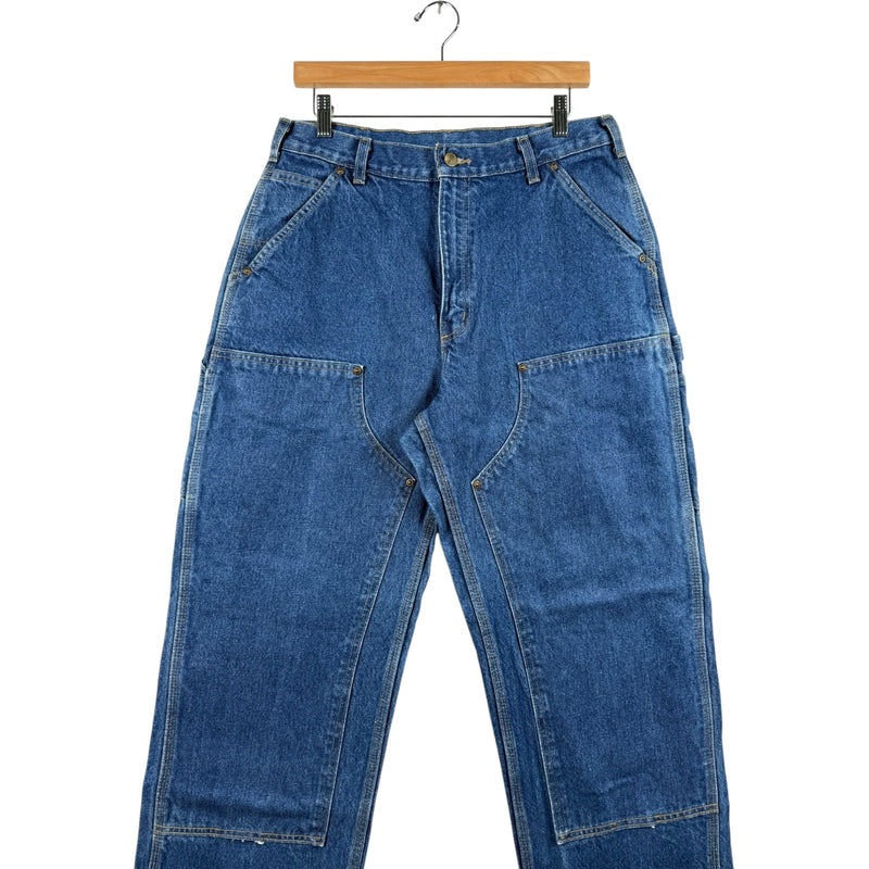 Vintage Carhartt Double Knee Denim Jeans 34 x 32
