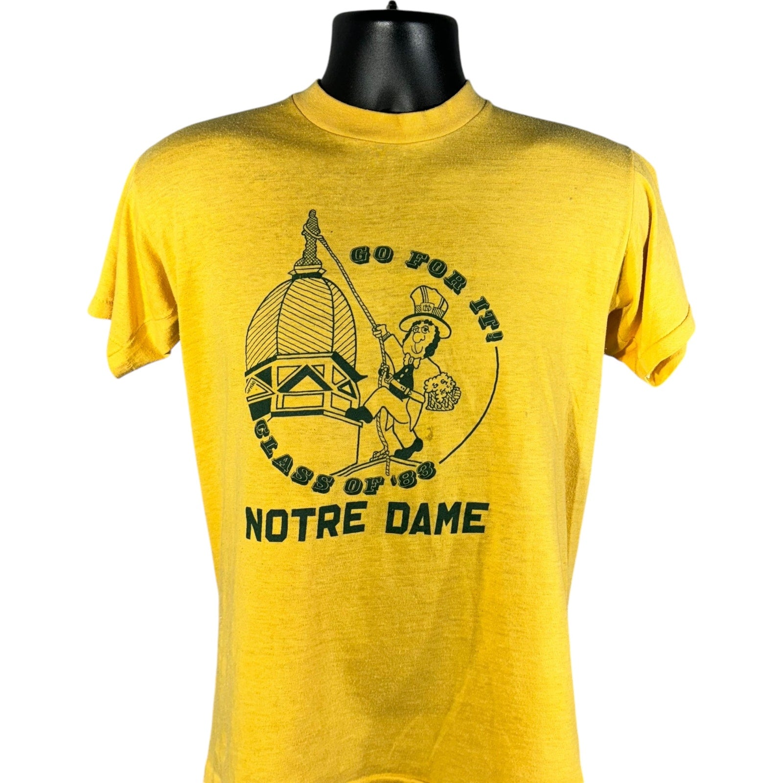 Vintage University of Notre Dame "Go For It" Tee 1983