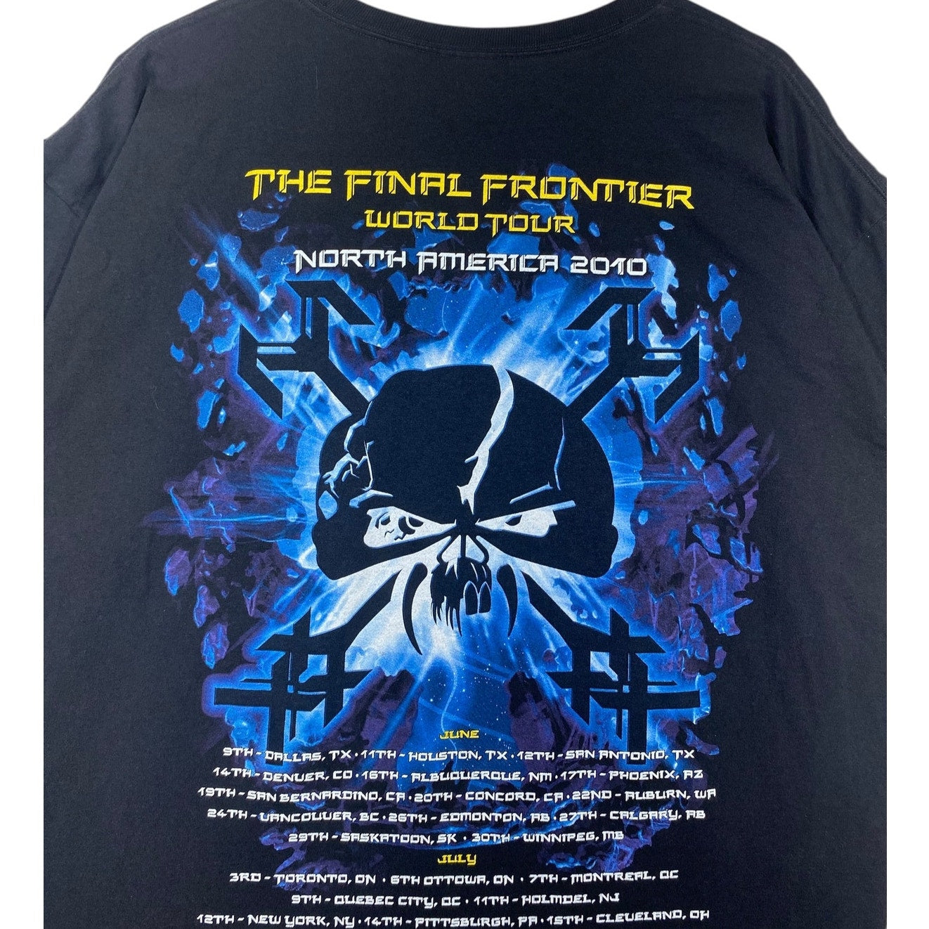 Vintage Iron Maiden The Final Frontier 2010 Graphic T-Shirt