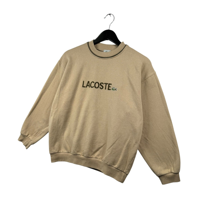 Vintage Lacoste Spellout Logo Crewneck
