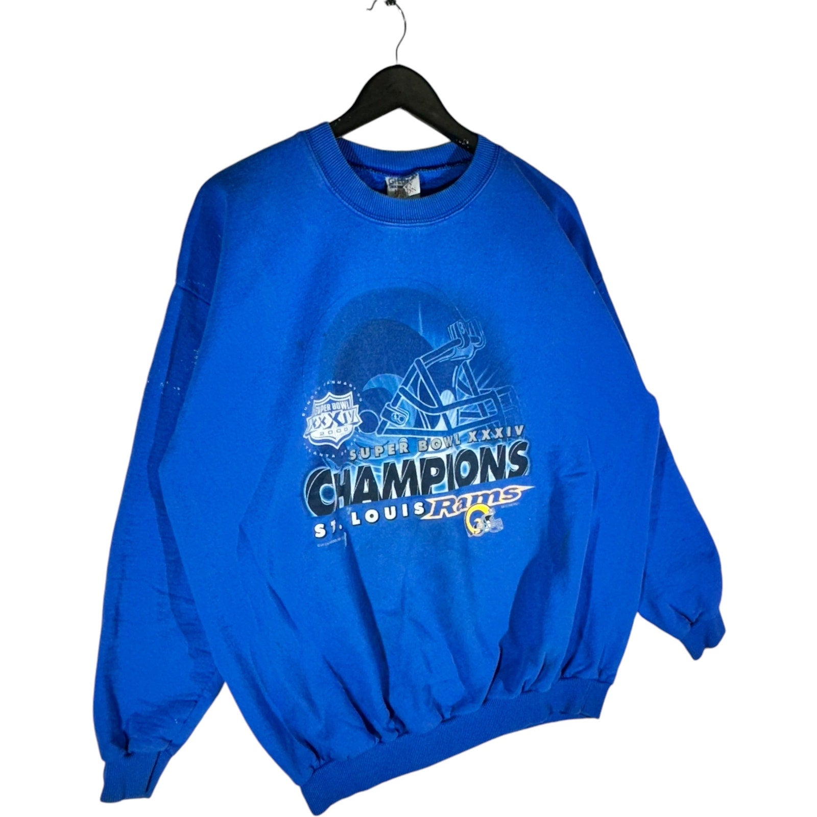 Vintage St. Louis Rams Super Bowl Champions Crewneck 2000